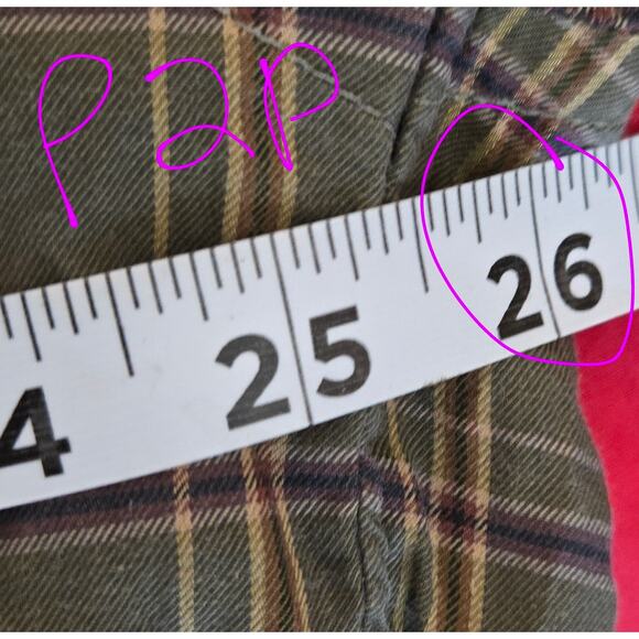 Burberry London Men XL Army Green Check Plaid Button Preppy Casual Quiet Luxury - Picture 6 of 8